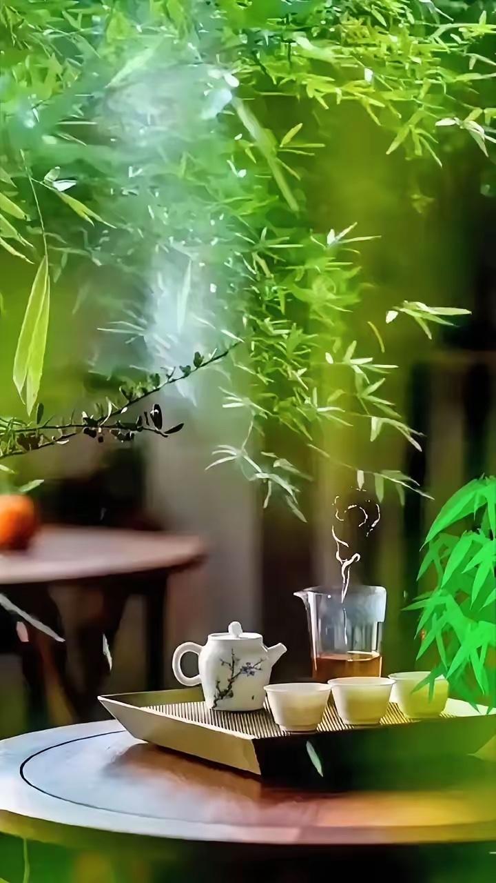 一场春风拂绿叶，
三回大雪开红梅。
横批：《拂绿叶与开红梅》