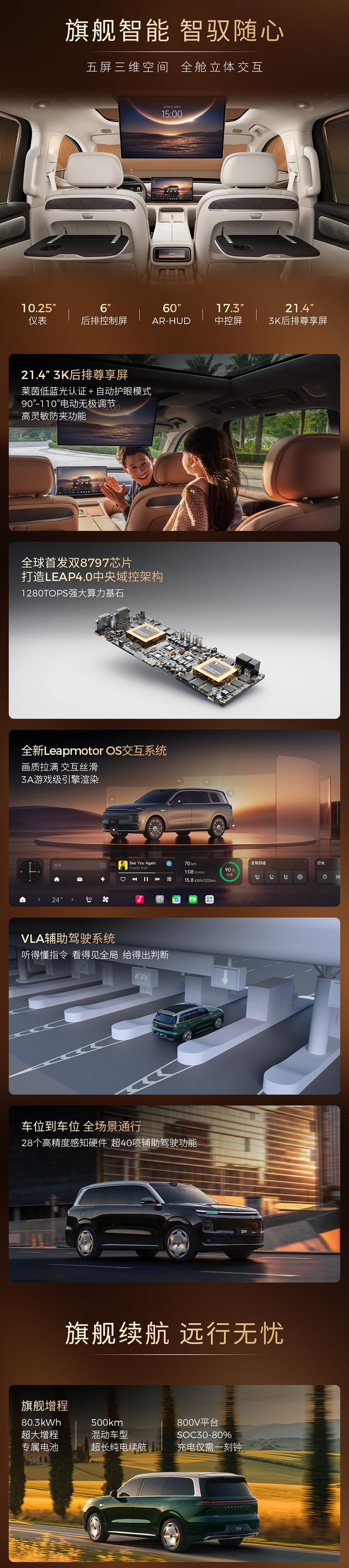 在零跑十周年发布会上，D系列9系双旗舰同步登场，正式吹响零跑冲击30万市场的号角