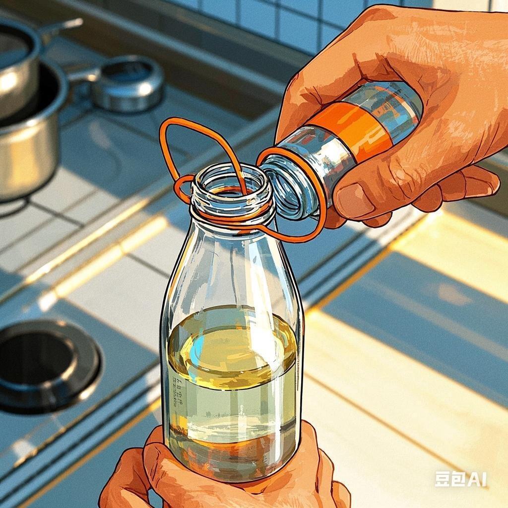 生活小困扰？橡皮筋来“救场”！ 你是否曾遭遇过这样的尴尬：想打开一瓶饮料或调料，