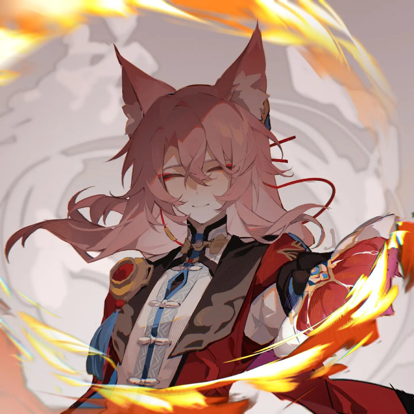 对不起啊我对狐狸没有抵抗力啊。先生我真的很好奇你的瞳色