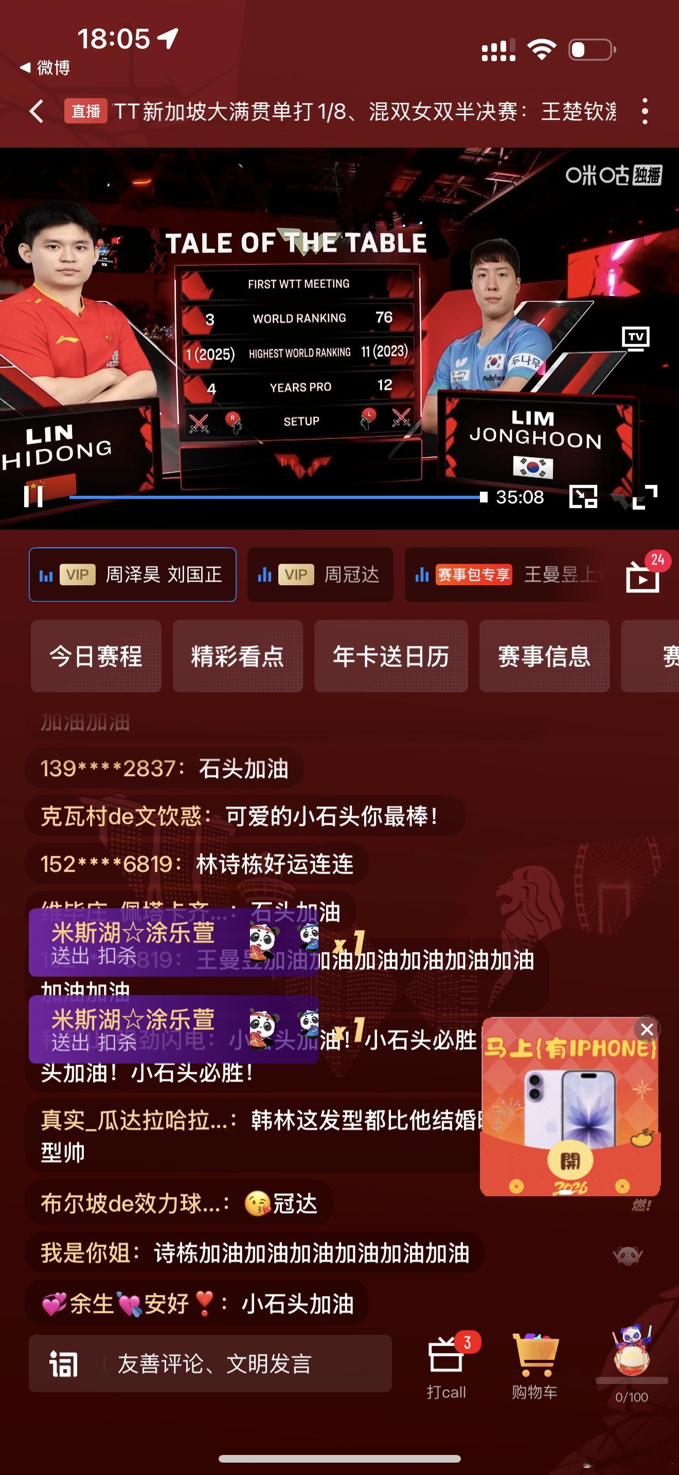 林诗栋vs林钟勋18:00 林诗栋vs林仲勋   18:00 蒯曼陈熠vs早田希