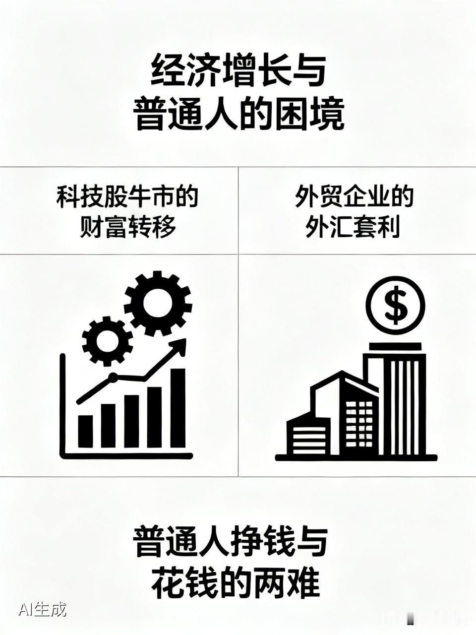 经济依旧高速增长，外贸出口创新高，但是为什么普通人越来难挣到钱，也越来越不敢花钱