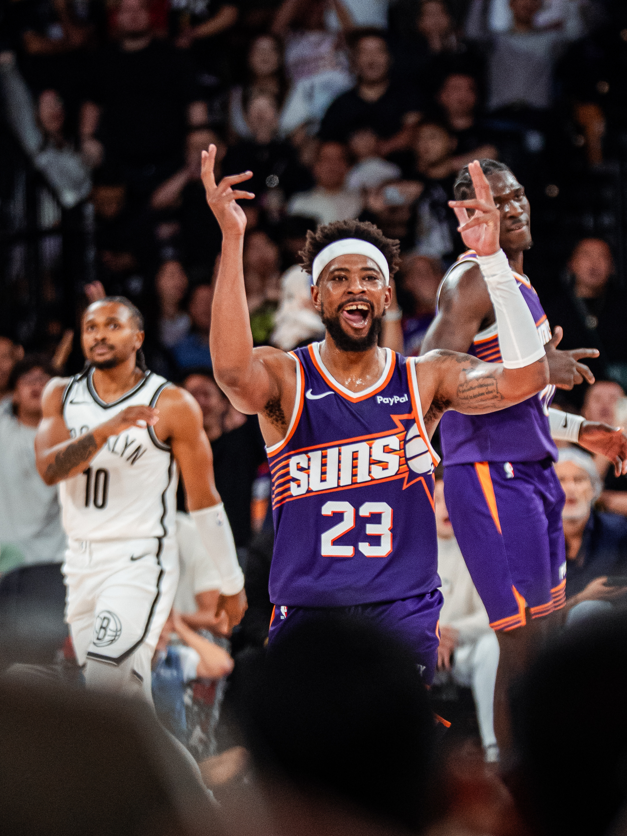 🥷大心脏！古德温关键三分杀死比赛！NBA中国赛2025 ｜太阳队中国赛之旅 ｜
