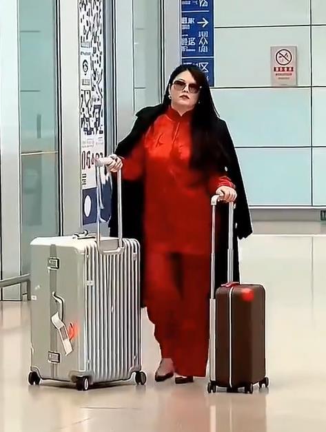 李湘 开庭带着你这堆聚酯纤维地摊货 网红“维他命”模仿李湘的造型走红，网友调侃其