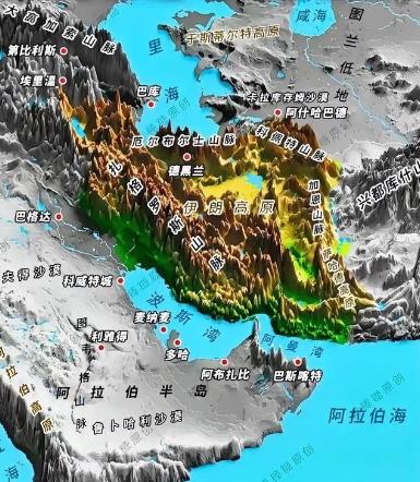 难怪说伊朗是帝国的坟墓，就这地形，谁看谁都会傻眼，谁跟伊朗作对，谁就不好受，所以