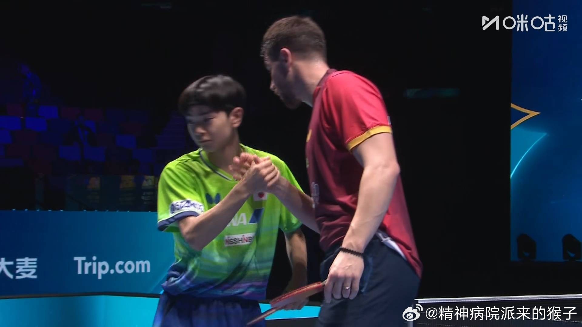 弗朗西斯卡3比1川上流星（-7，11，8，9）2026年澳门乒乓球世界杯男单小组