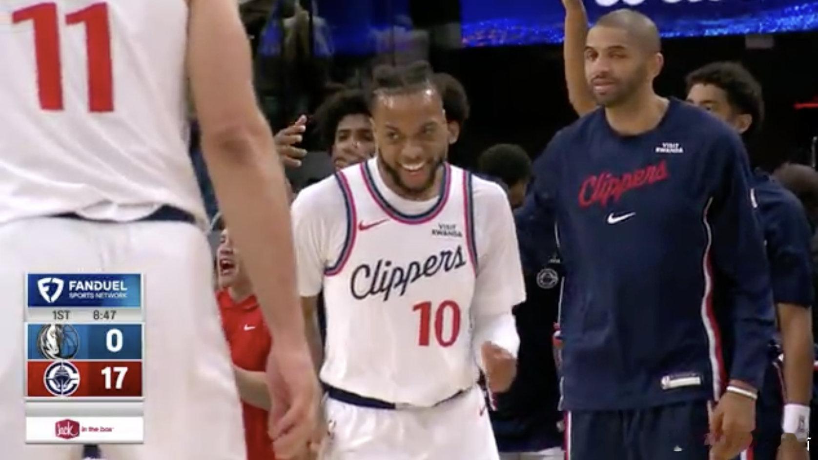 伦纳德谈附加赛关于对队友加兰的期待：“他就是做他自己就好，保持健康。上场比赛，打