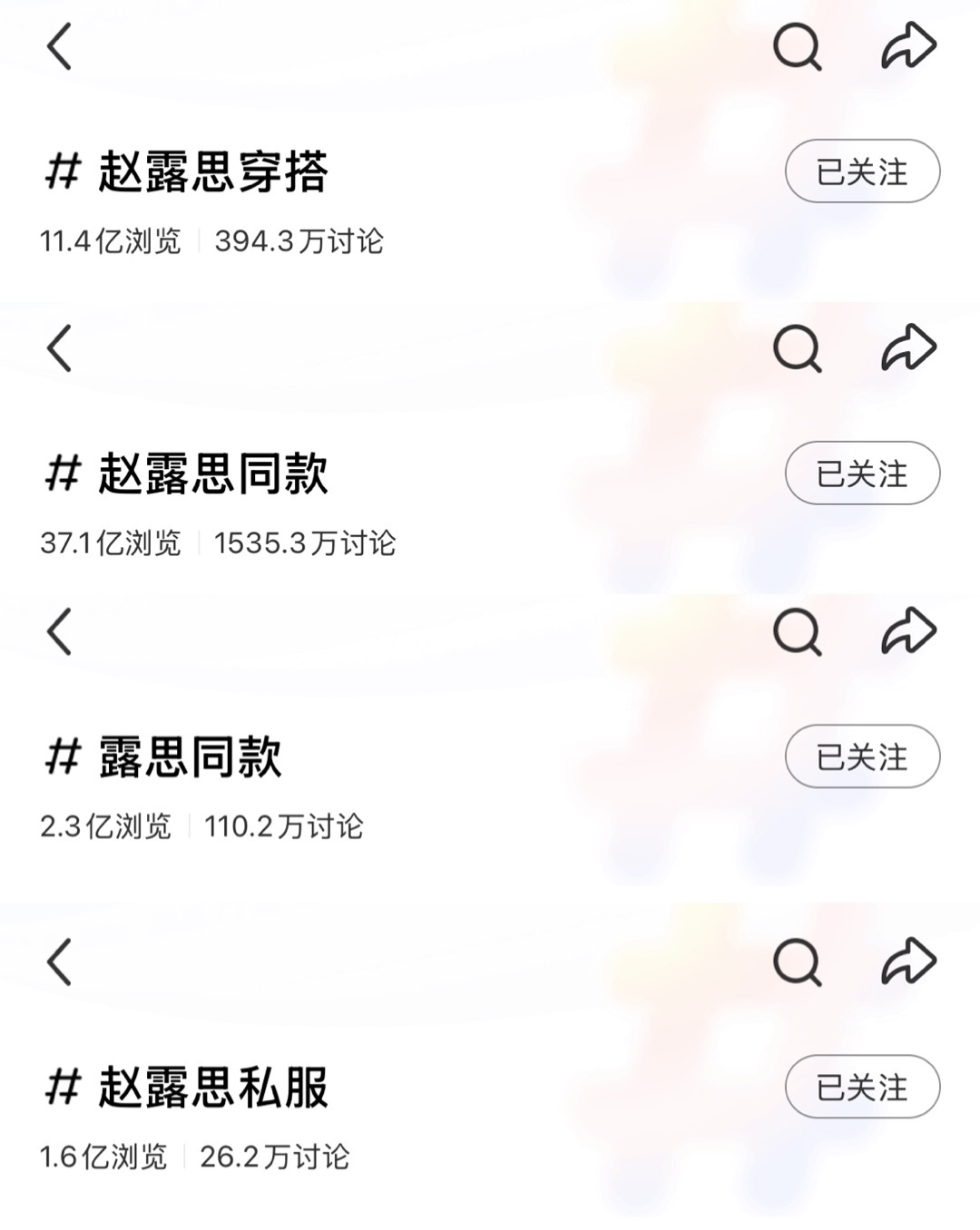 邀您欣赏内娱顶级IP：同款穿搭百亿女王抖 音： 赵露思穿搭28.9亿      