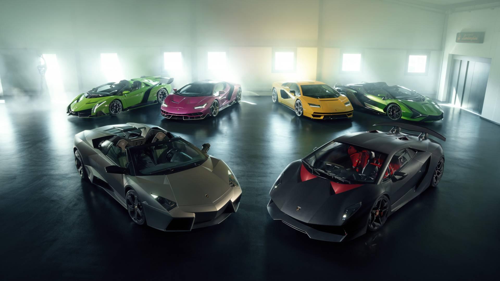 瑞士收藏家Albert Spiess的兰博基尼全家桶，这阵容太顶级了！兰博基尼