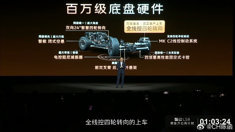 智己LS8真把线控转向打到了30万以内啊！拍车的时候我还以为是起步30万以内，但