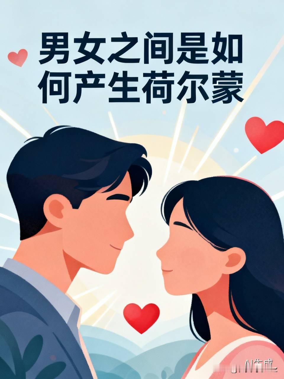 情侣间充满甜蜜的氛围。满满的幸福感。