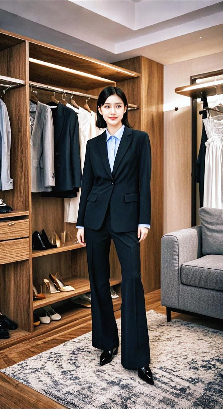 AI扩图 AI西装型格