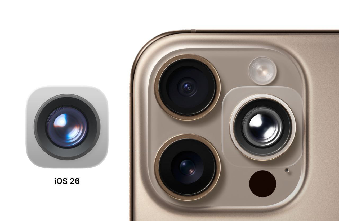 iOS 26 的相机 icon 更换原因找到了：强调未来 iPhone 的长焦[