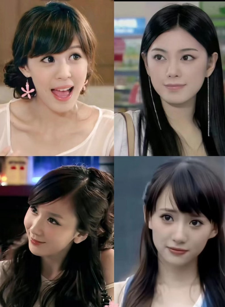 很好奇她们都戴美瞳了吗？ 