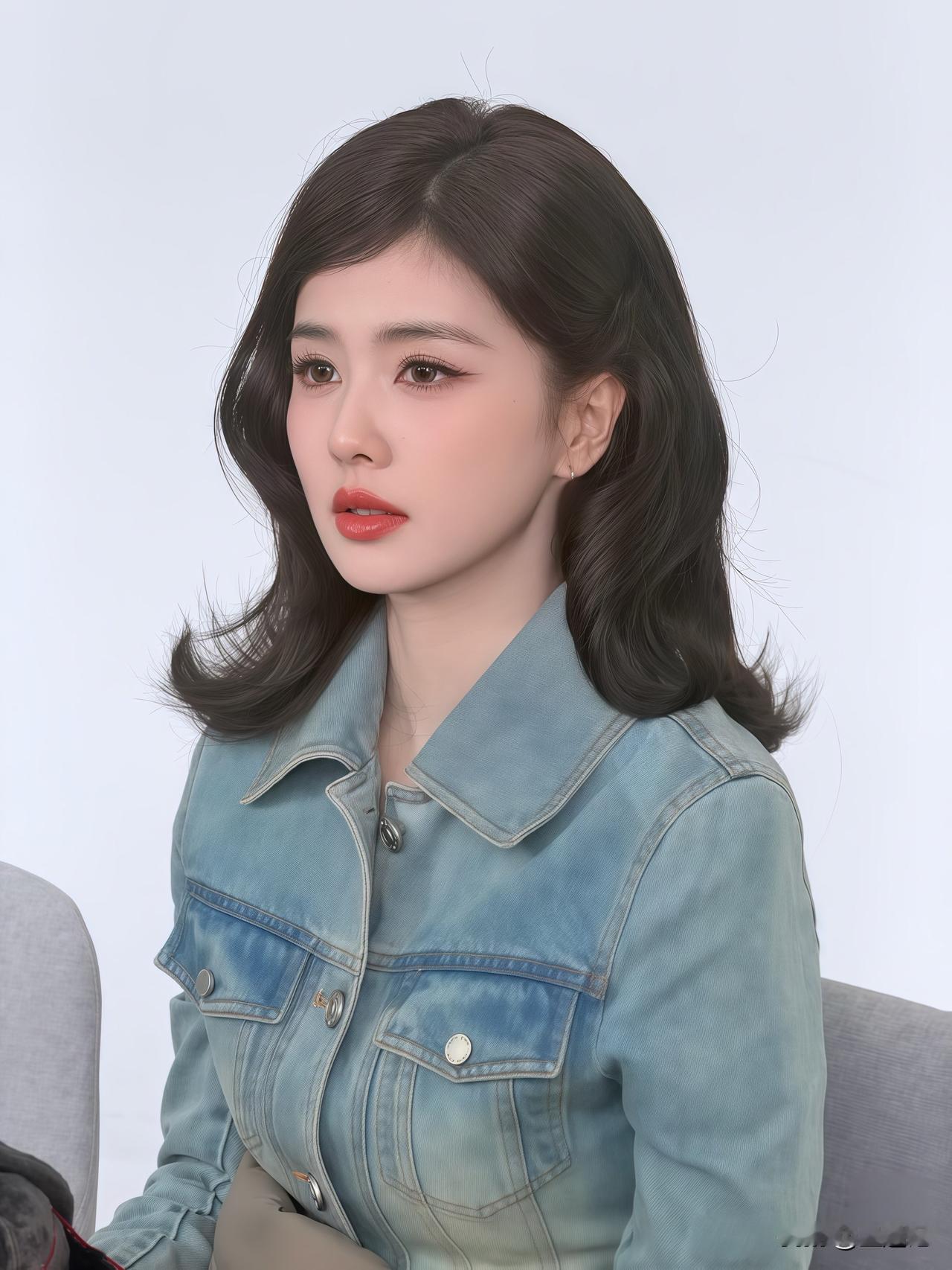 白鹿的牛仔风造型，谁看了不迷糊