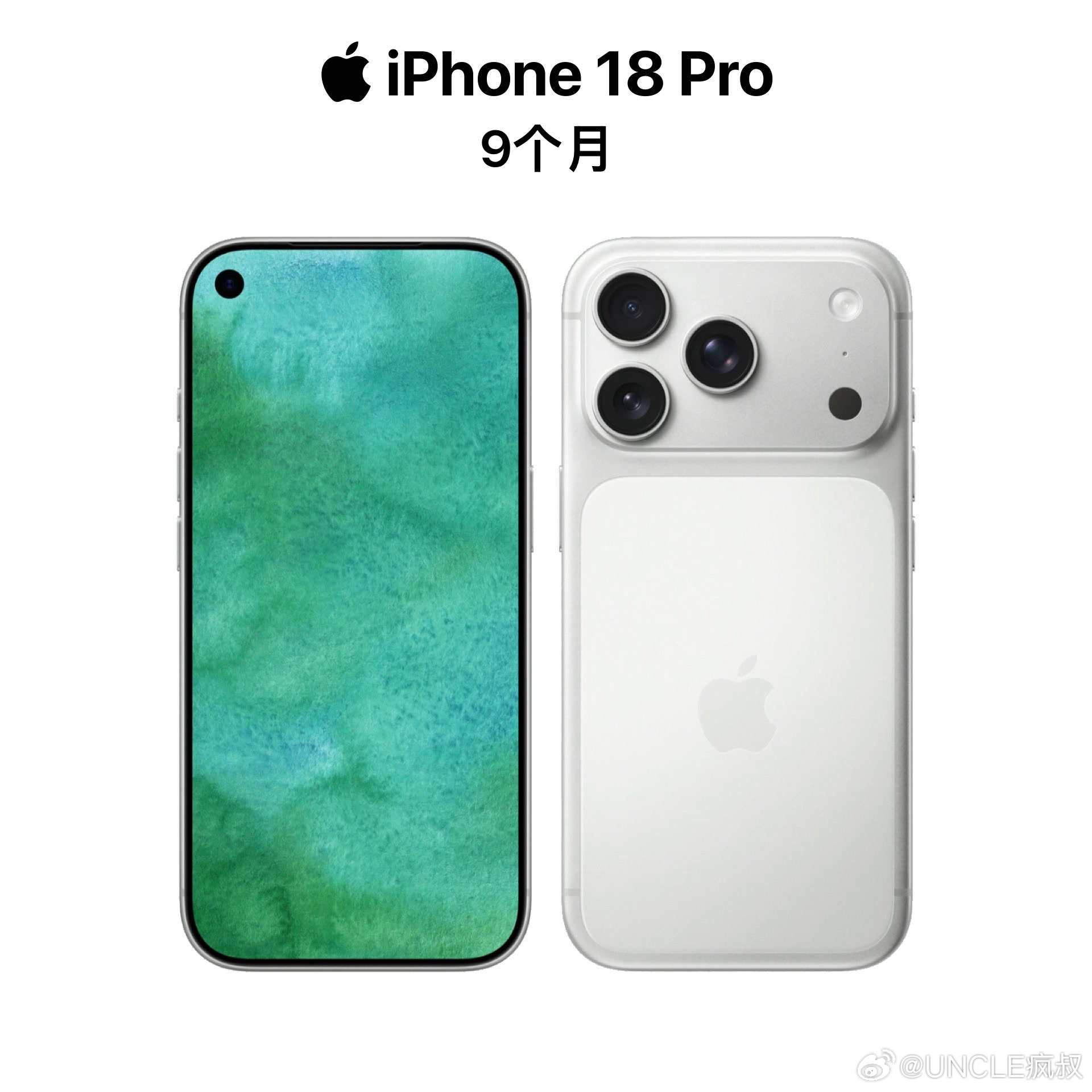 iPhone 18 Pro：挖孔+屏下Face IDiPhone Fold：全新
