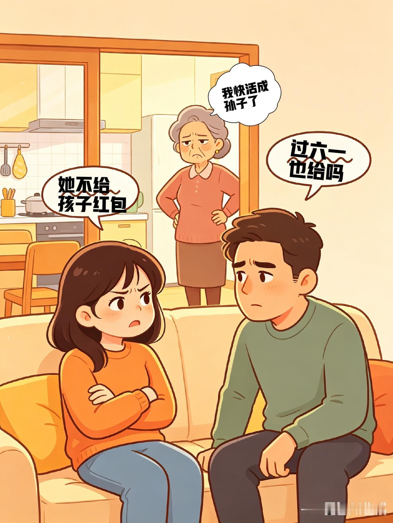 我的天哪，这婆婆也太难当了，没完了么！
        刚才刷抖音，看到一个孩子