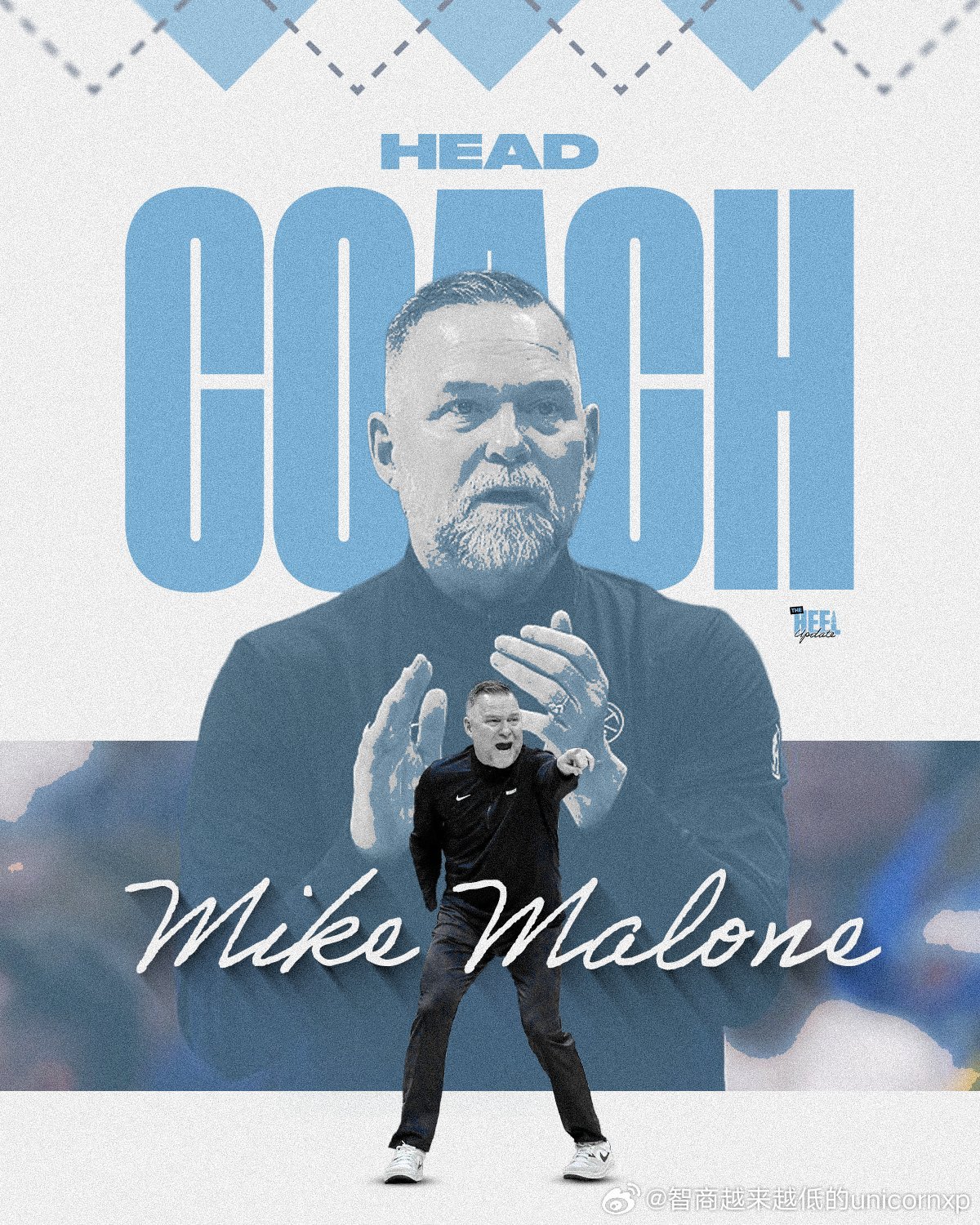 北卡官宣前掘金主帅迈克-马龙成为球队新主帅NCAANBA