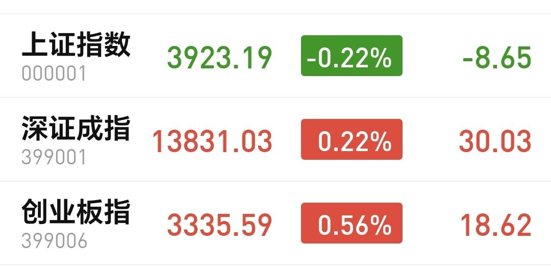 基金：会不会再创新低，需要看回落的速度
今天市场低开以后小幅度震荡，现在三大指数
