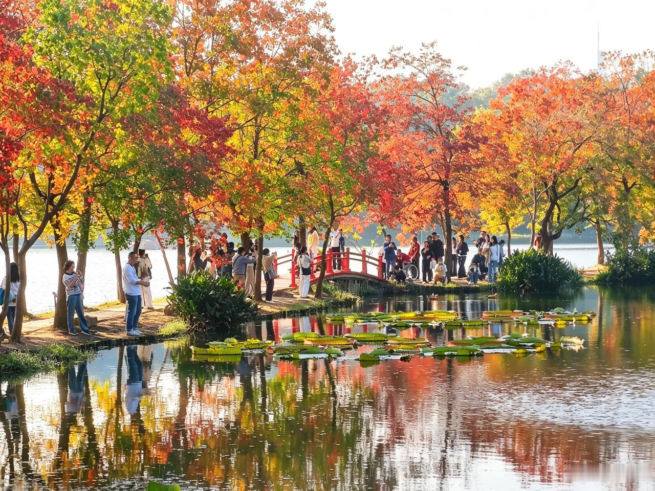 昨天坐公交车去植物园玩，中途上来一老一少两个女人，吵架吵了一路，我们笑了一路。