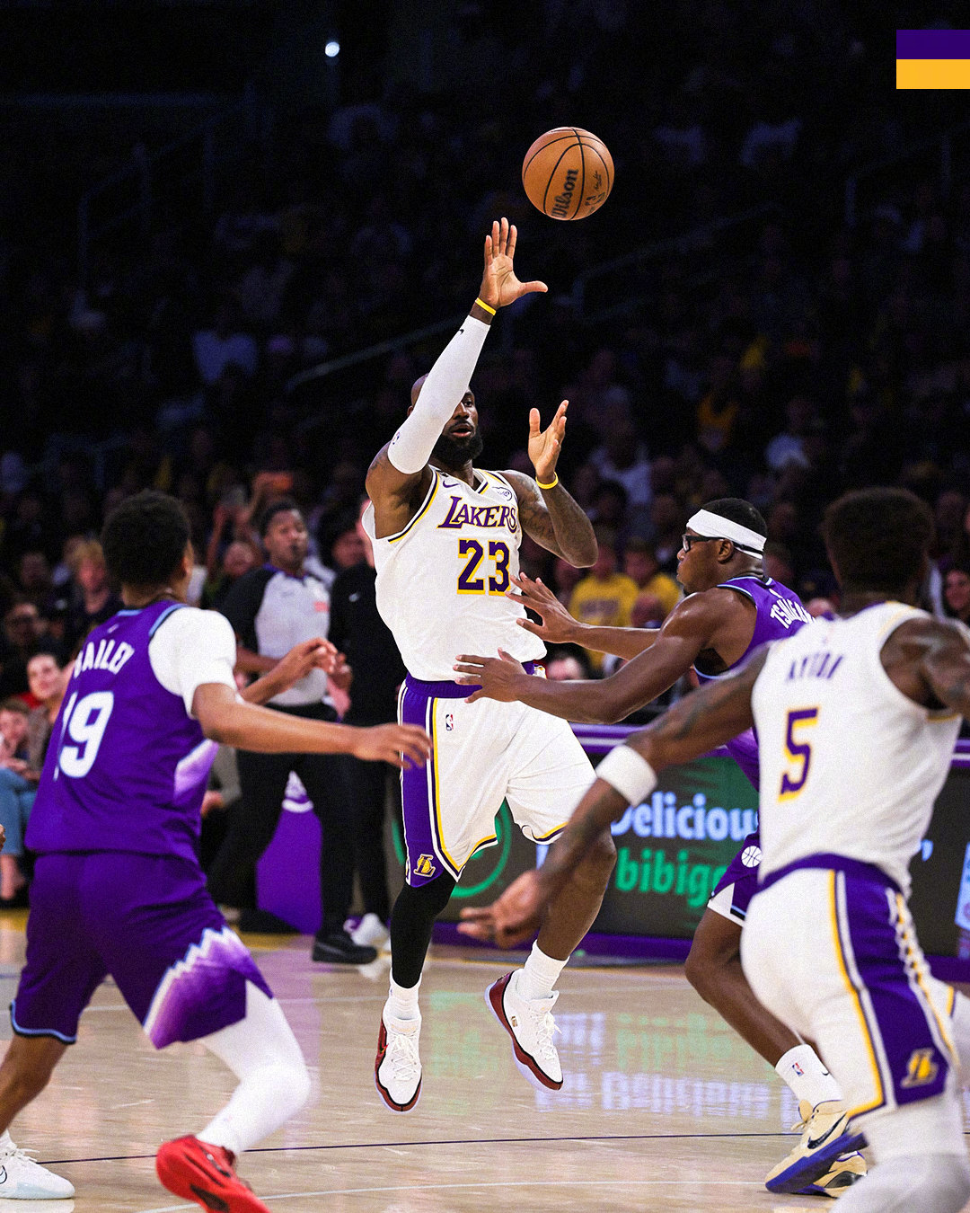 爵士vs湖人 | 第一节🔚湖人3️⃣2️⃣ - 2️⃣2️⃣爵士首节领先十分?