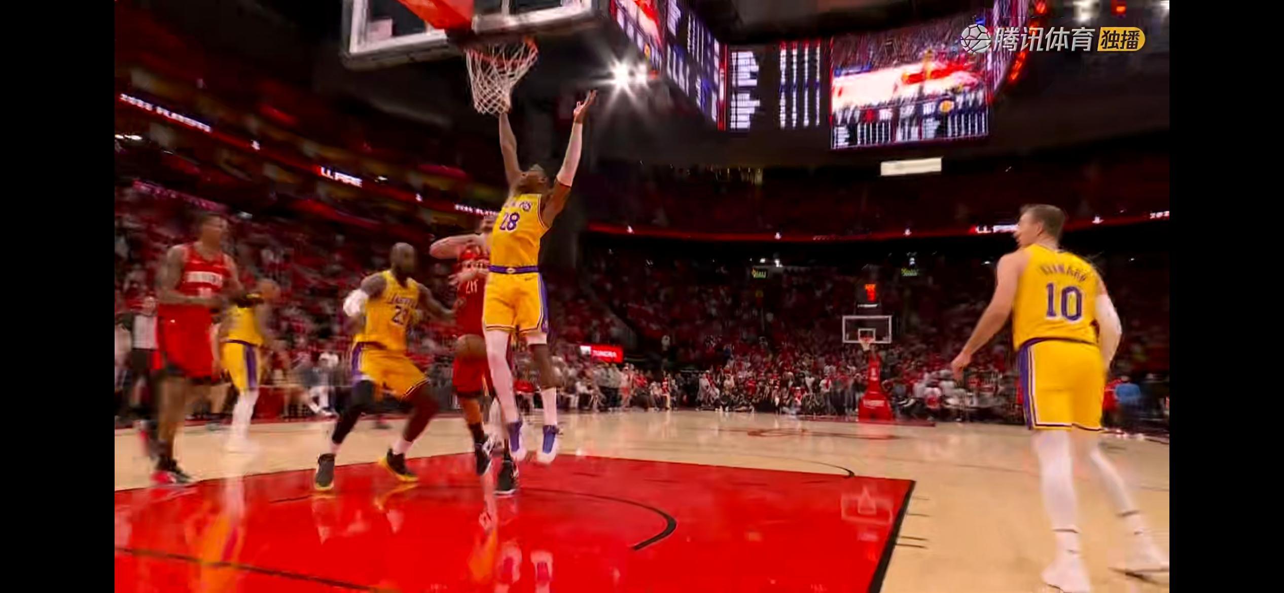 湖人vs火箭詹姆斯燃尽了… 