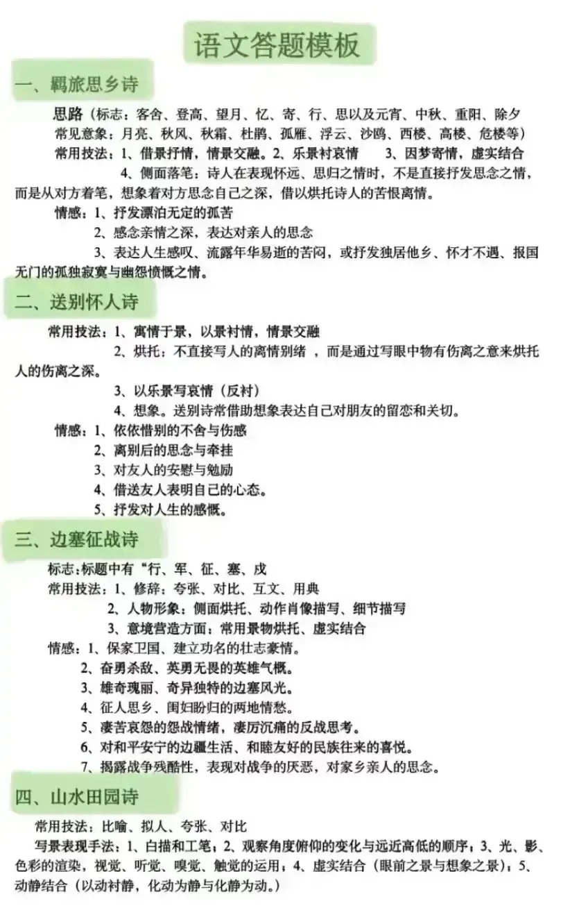 弄懂这些题型，你的语文就不会差，语文阅读很重要！ 