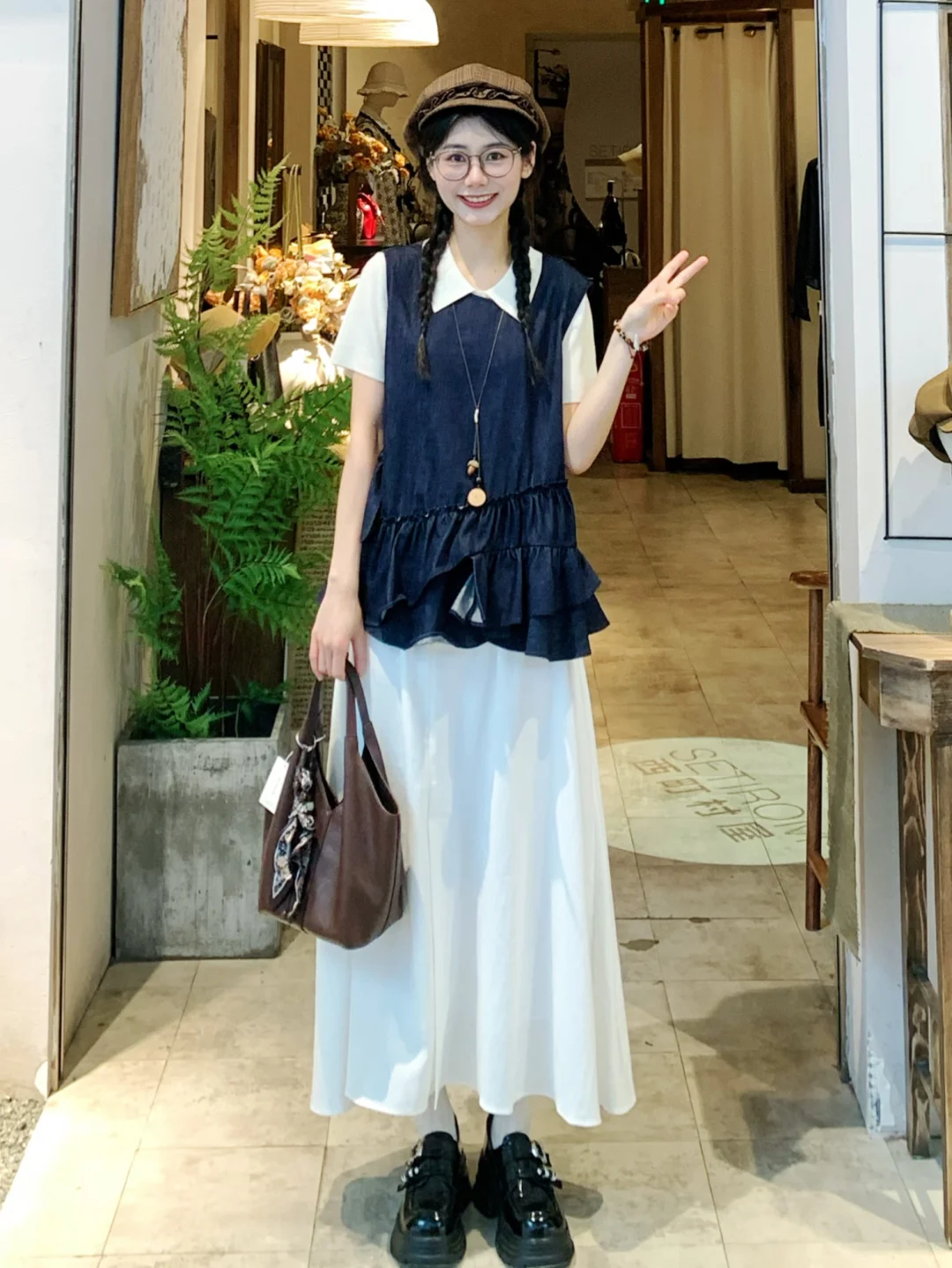 163 90｜日系甜妹叠穿OOTD～💼