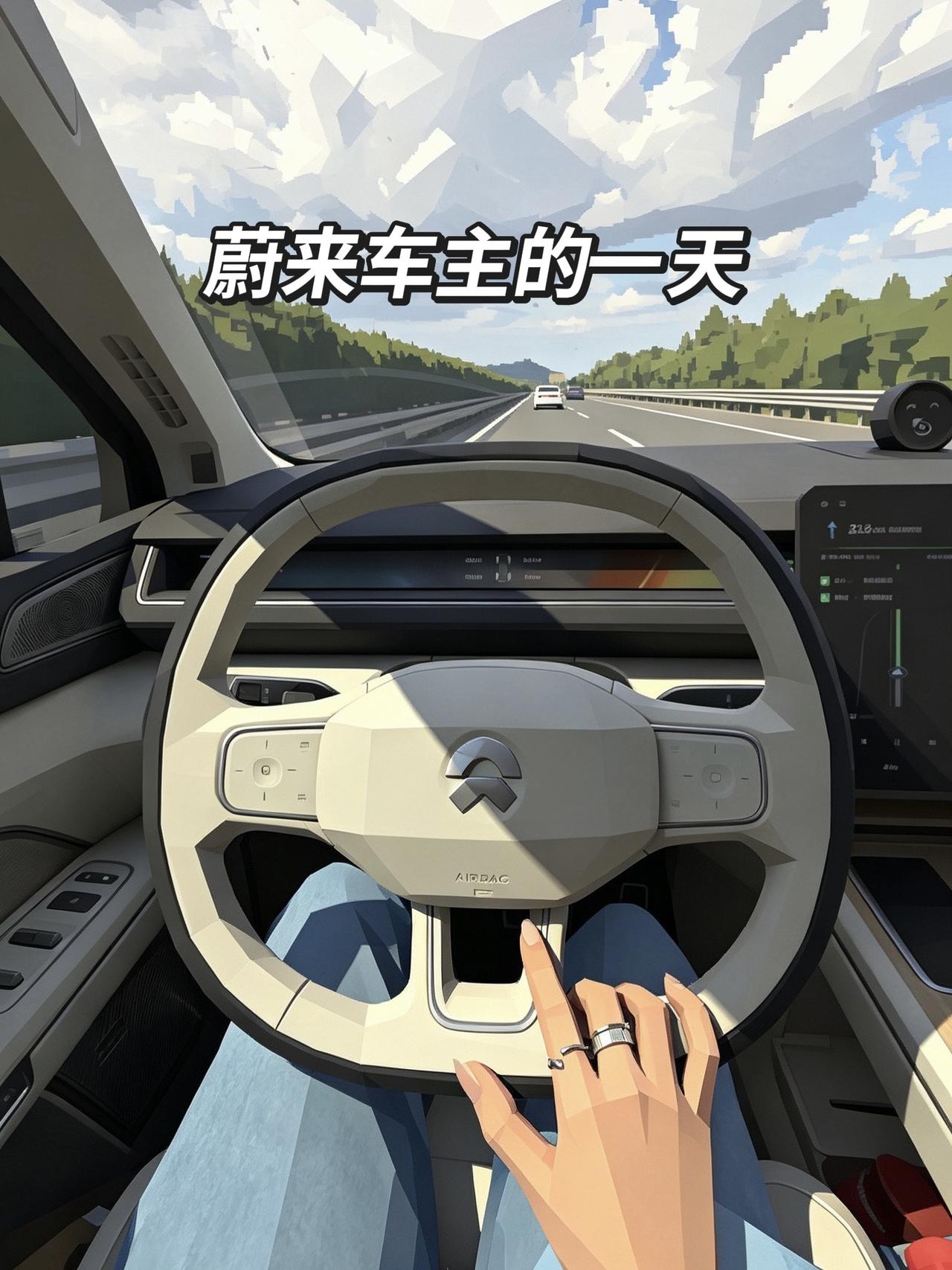 蔚来车主的一天gta版本蔚来车主 蔚来 gta