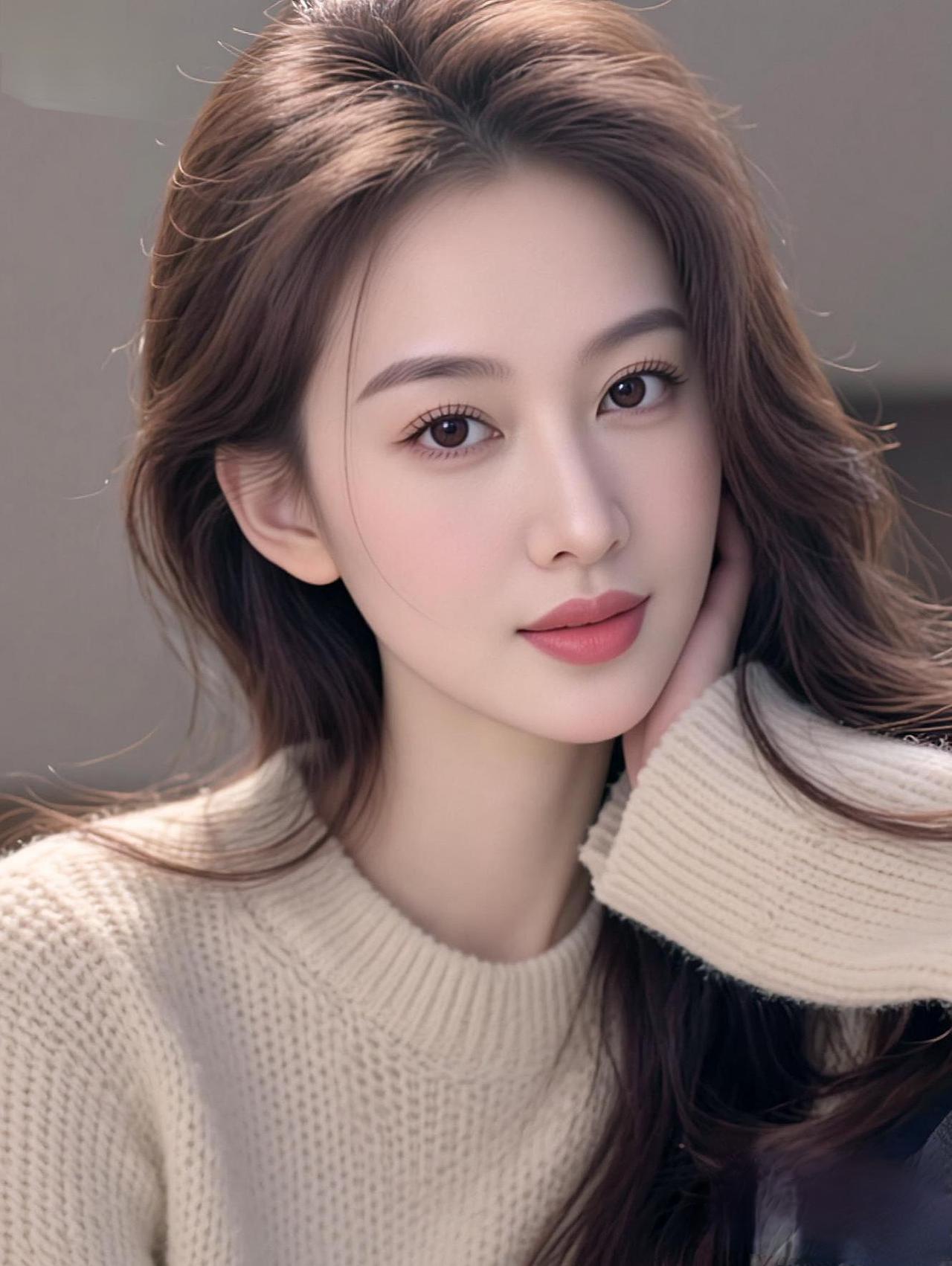 冬日也能做温柔甜美的暖心少女！像焦糖棕麂皮绒套装搭配奶白波点毛绒外套，焦糖棕自带