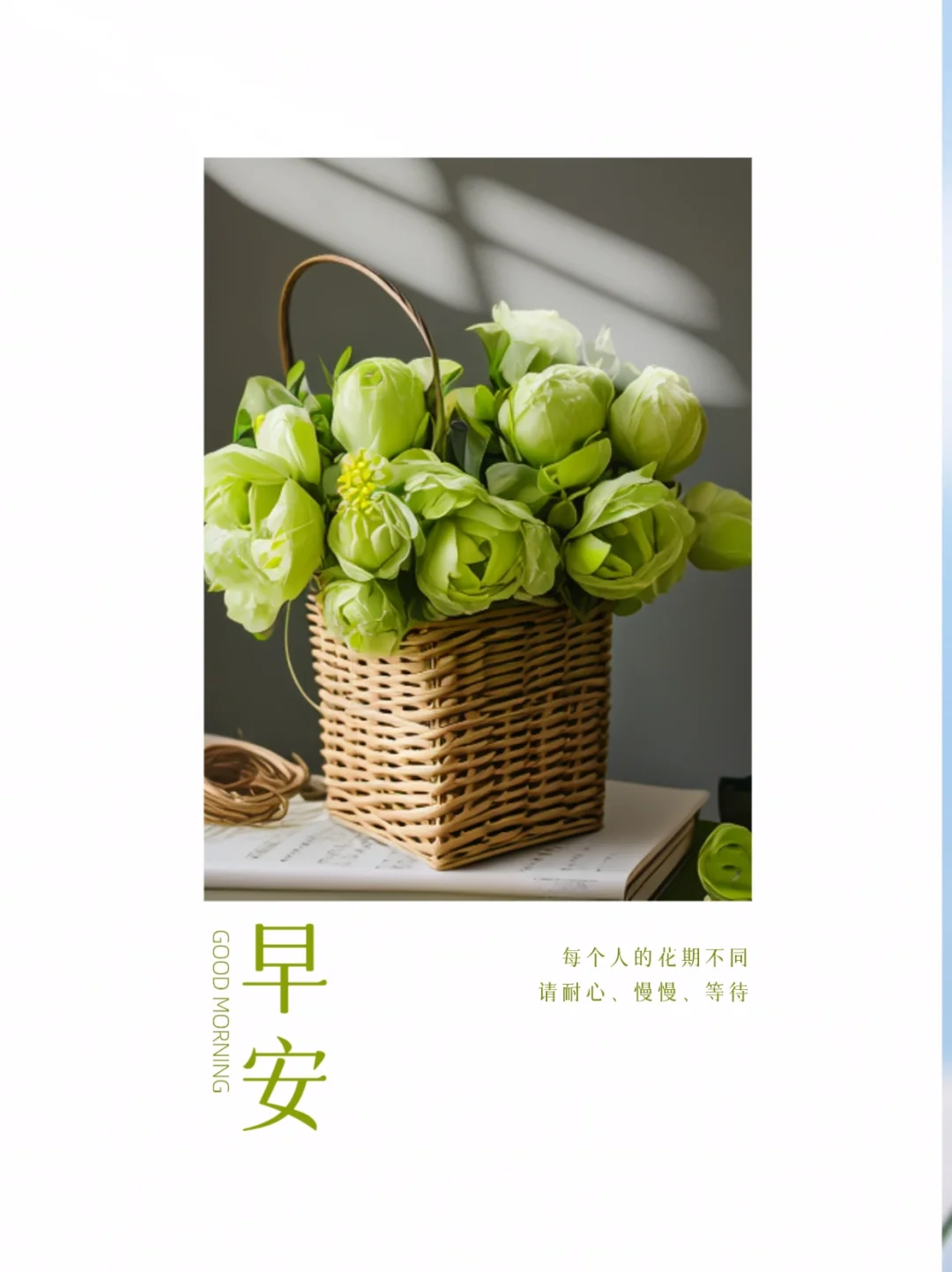 早安海报｜早安文案｜早安心语｜早安朋友圈