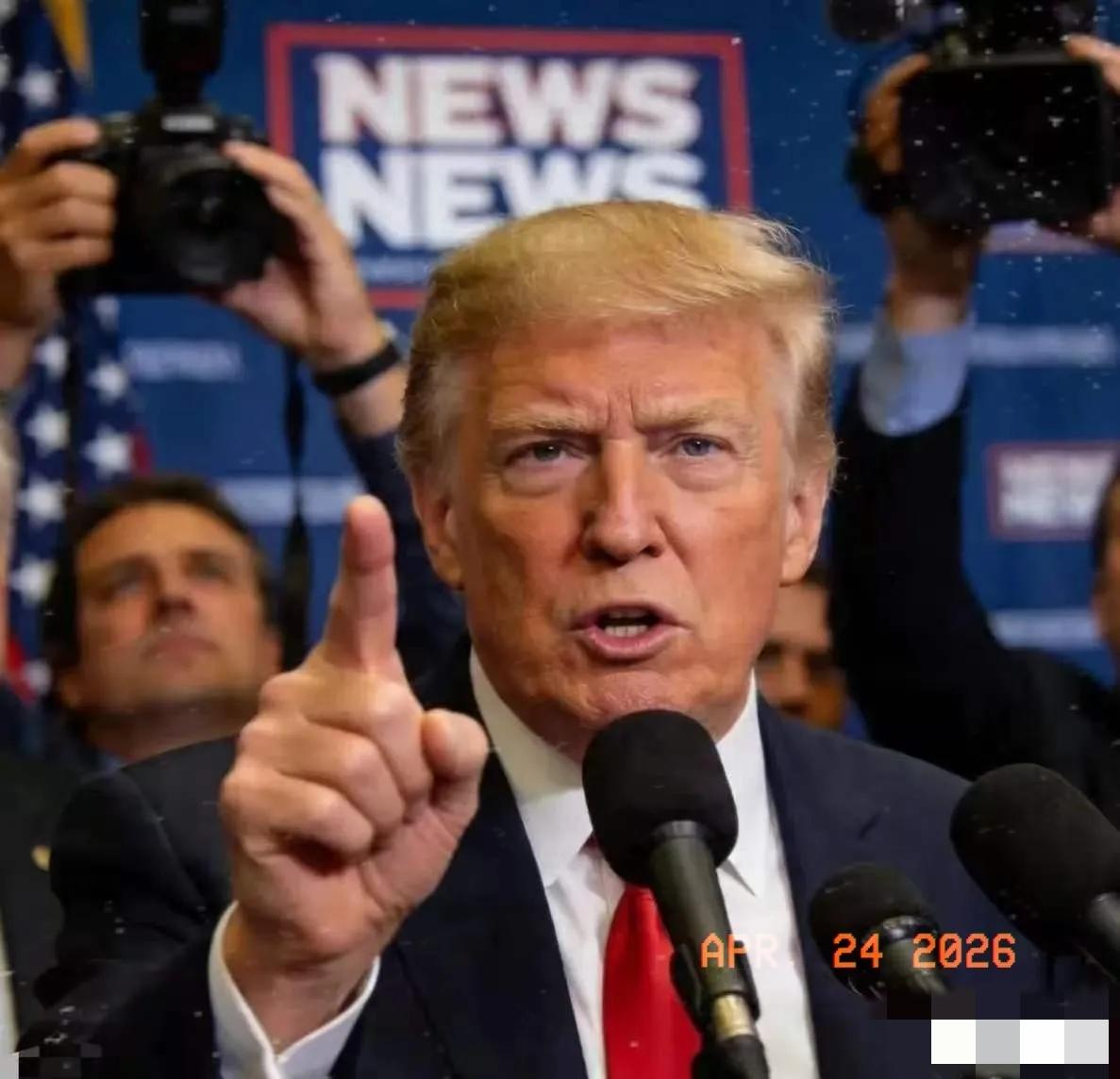 特朗普又放话了！
4月24日，美国总统特朗普突然放话，对伊朗不想仓促行事，但军事