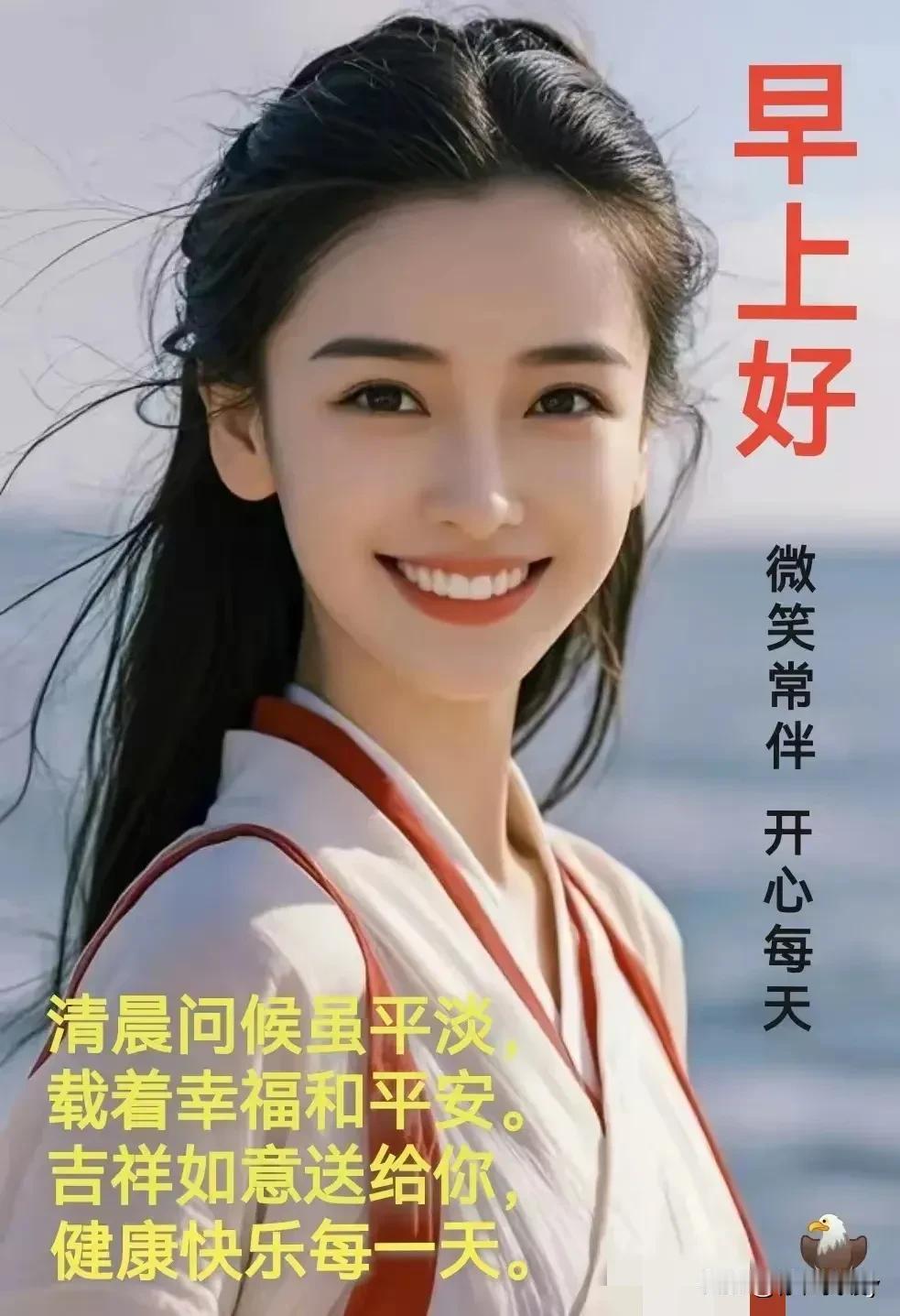 在这美好的清晨，送上我的真挚祝福，愿您开心无烦忧，快乐不发愁，平安常相伴，健康永