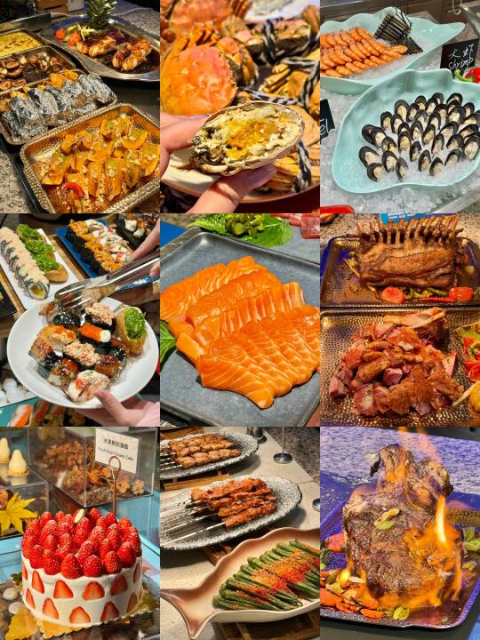 真实测评！！青岛坠值的五🌟自助。。