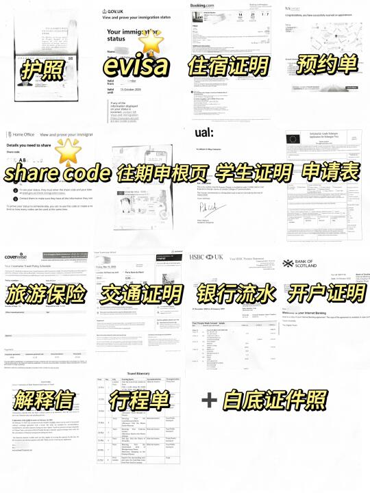 🇬🇧留学生|2025法签申根材料详解！纯干货
