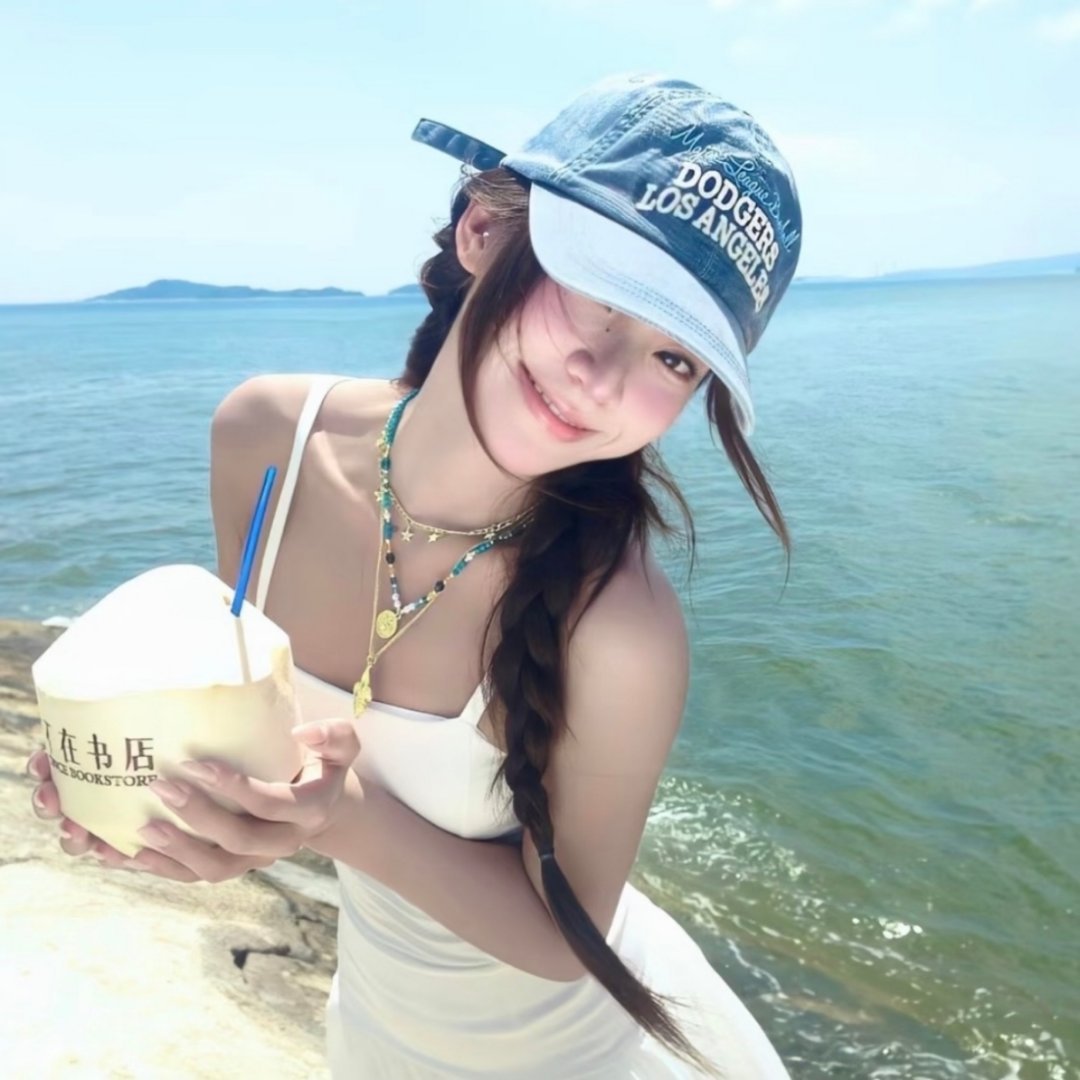 WeChat套图 | 头像背景图搭配 | 高质氛围感女头 | 蓝色系 