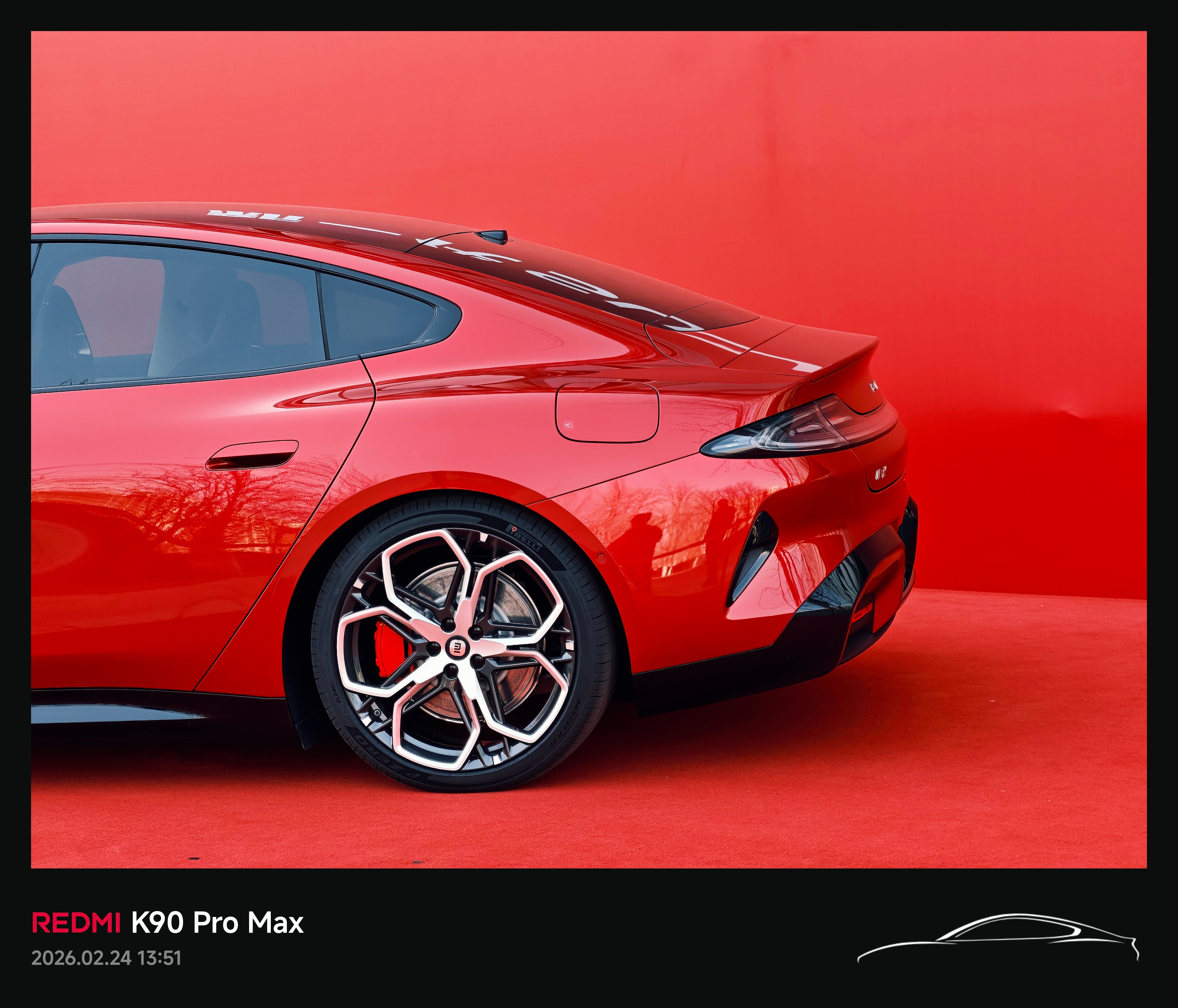 家人们我来拍新一代SU7赤霞红嘞 