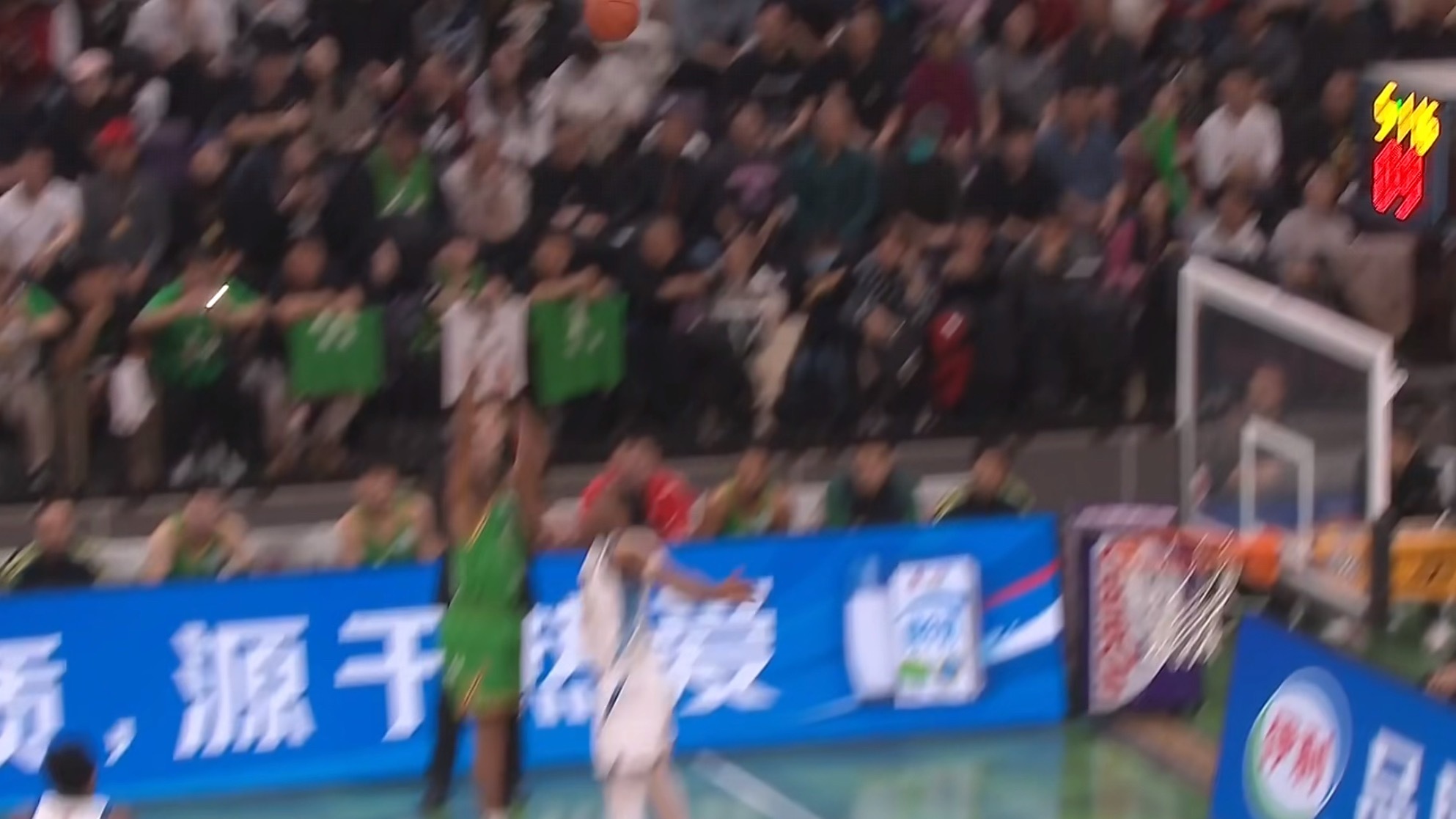 威尔斯三分命中打停广厦把张陈看激动了辽宁男篮vs广厦男篮