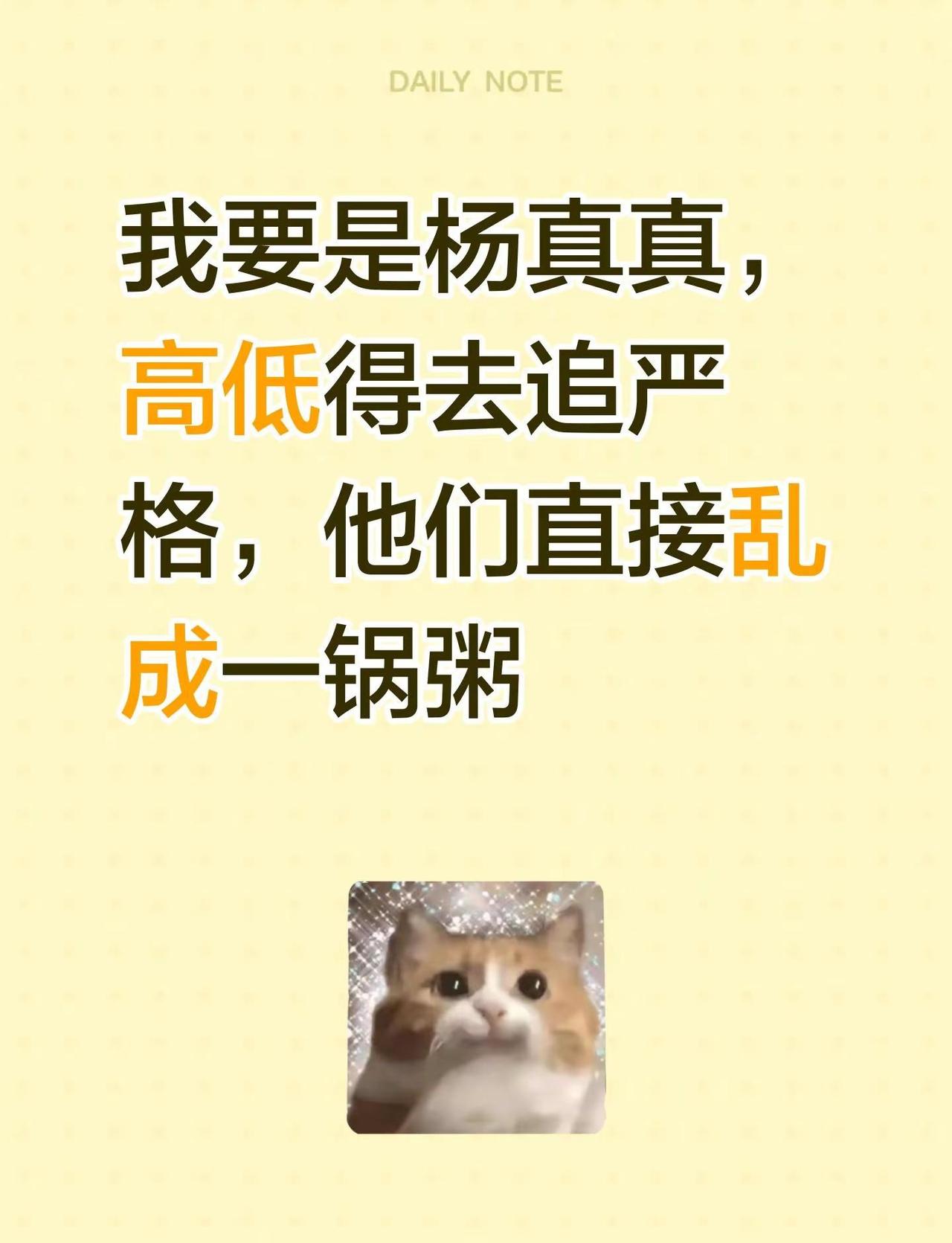我要是杨真真，高低得去追严格，他们直接乱成一锅粥原来严格爱的是孙晓菁 杨真真 夏