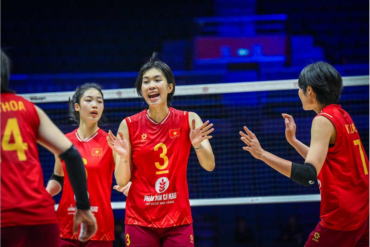 2026女排亚锦赛 第二局越南🇻🇳25-22扳回一城，韩国队局末一传出问题