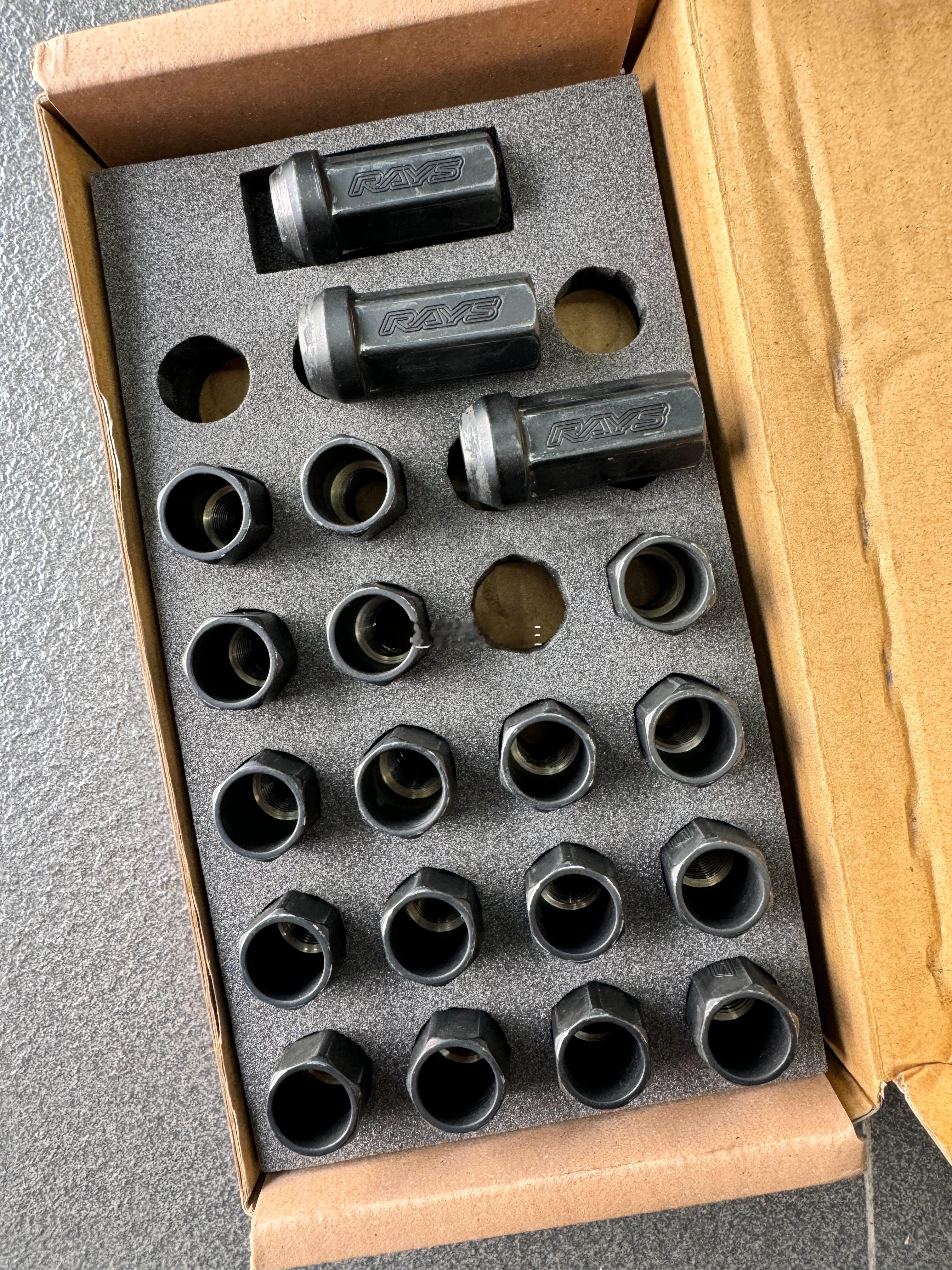 二手日本制造 正品进口RAYS螺母 规格14×1.5 通孔螺母 全新使用几天SC