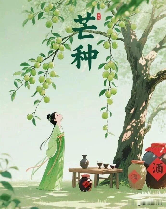 今日芒种。世间万事，皆同芒种，没有凭空而来的圆满，只有脚踏实地的耕种。种下细碎美