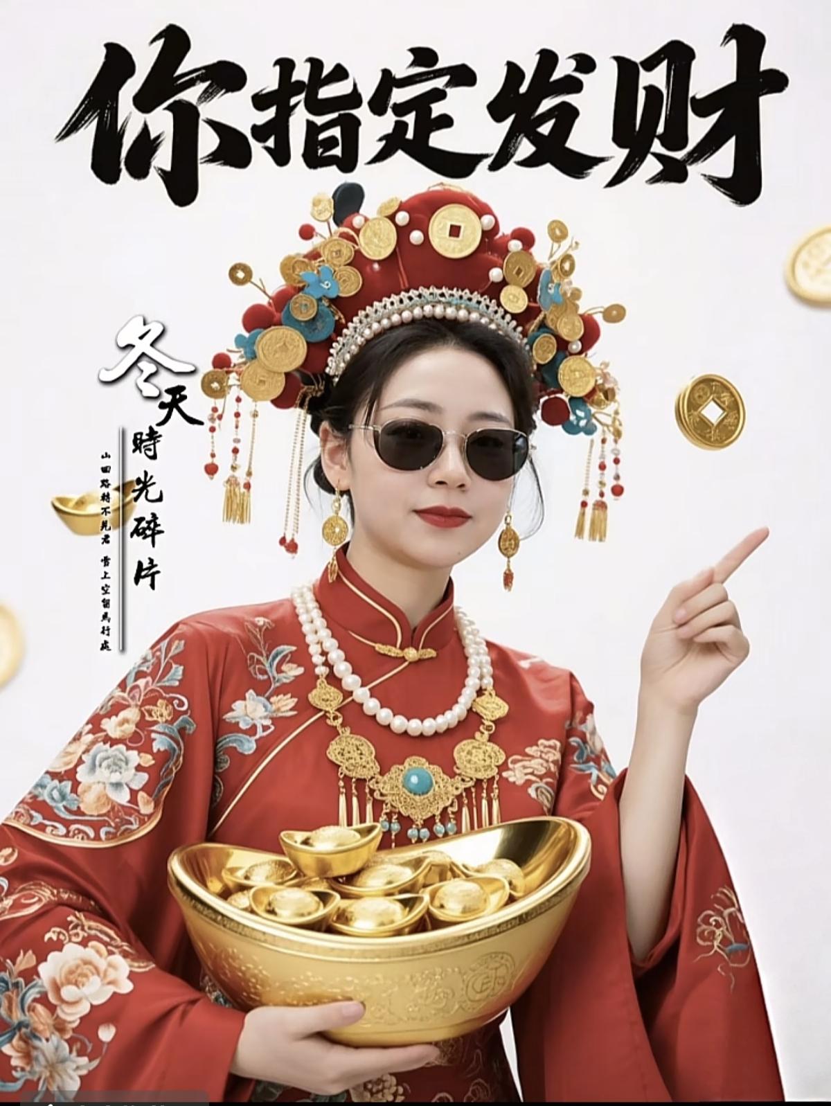 你真的别不信，今年你指定发财，你就等着数钱吧？