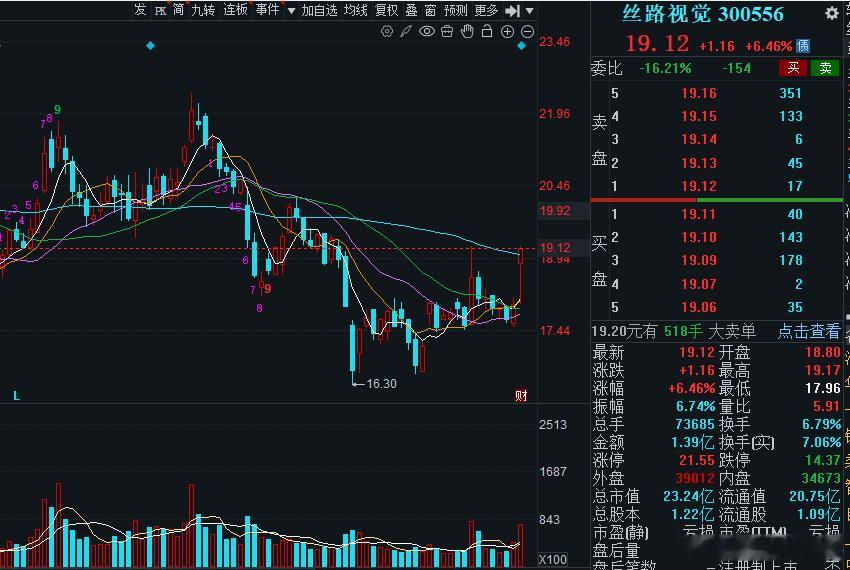 丝路视觉看看能不能破个10+，来个大肉！ 
