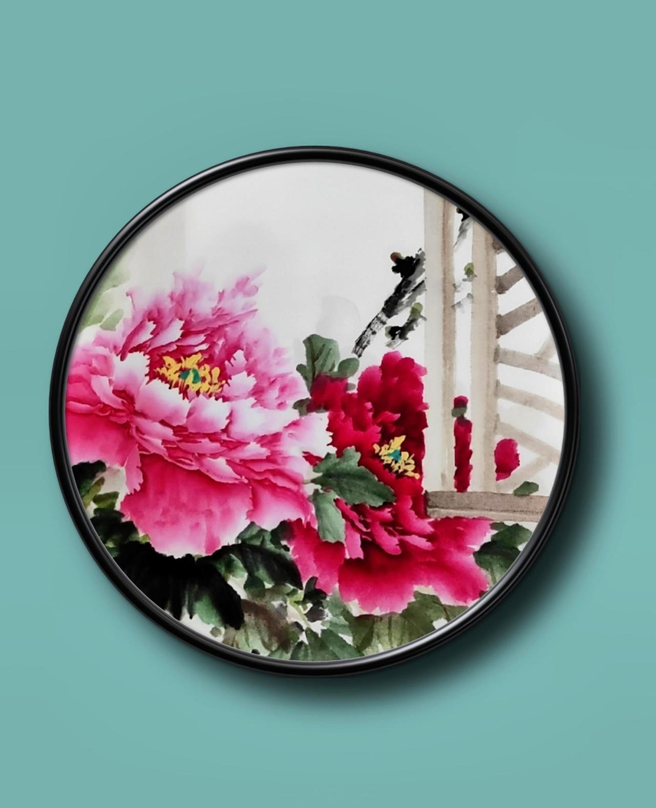 感受国画的意境之美 国画写意 国画创作 香凝写意牡丹