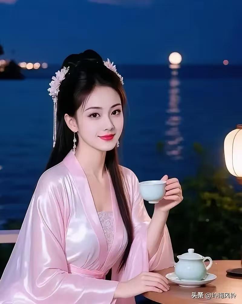 水仙子·田园清韵
月色明朗鸟投林，
星光璀璨山幽静。
贫屋漏雨老汉吟，
危户迎风