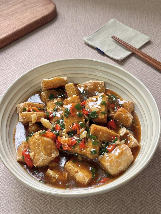 和外面卖的一个味🤤浇汁豆腐🍲饱含汤汁