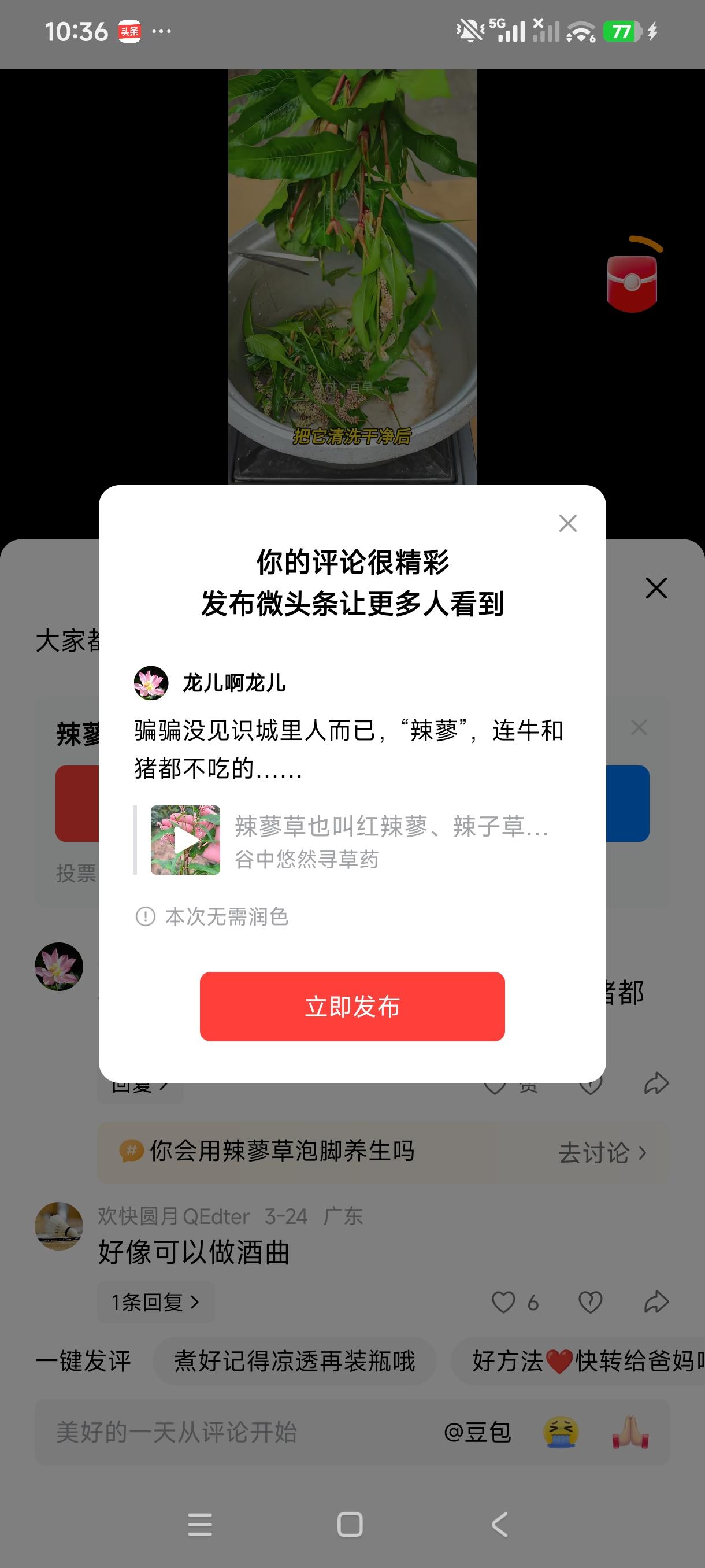 骗骗没见识城里人而已，“辣蓼”，连牛和猪都不吃的……