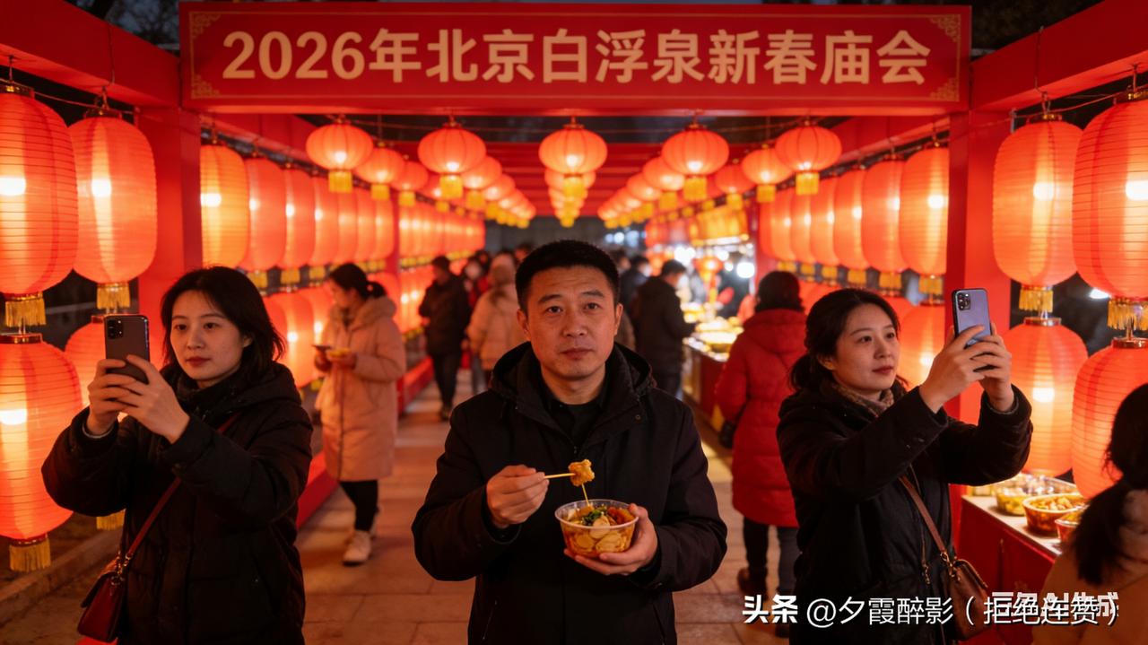 走进北京白浮泉新春庙会🧨年味拉满
 
北京昌平白浮泉新春庙会，传统与新潮碰撞，