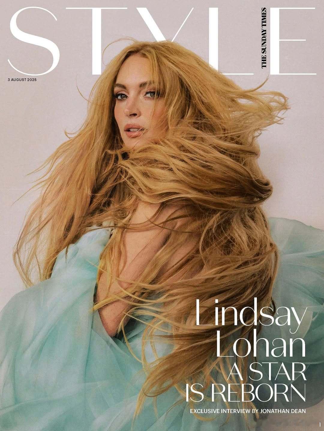 lindsay lohan林赛罗韩登上《The Sunday Times Sty